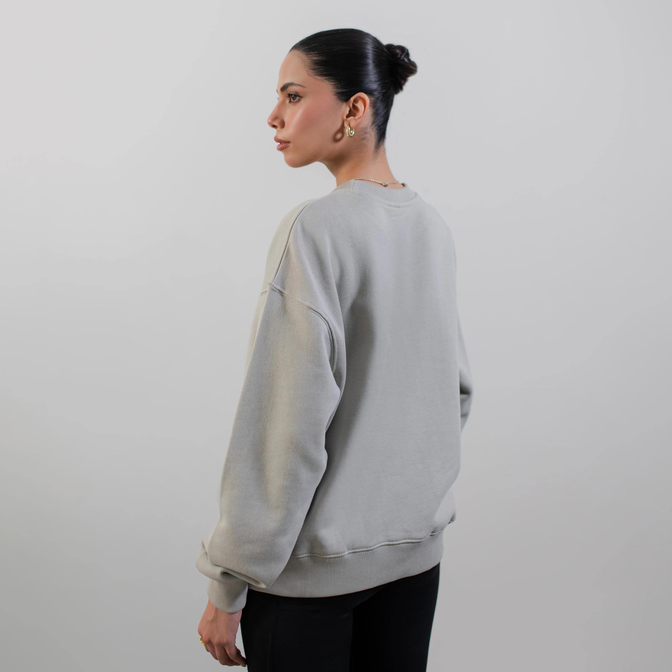 Sand Drop Shoulder Sweatshirt