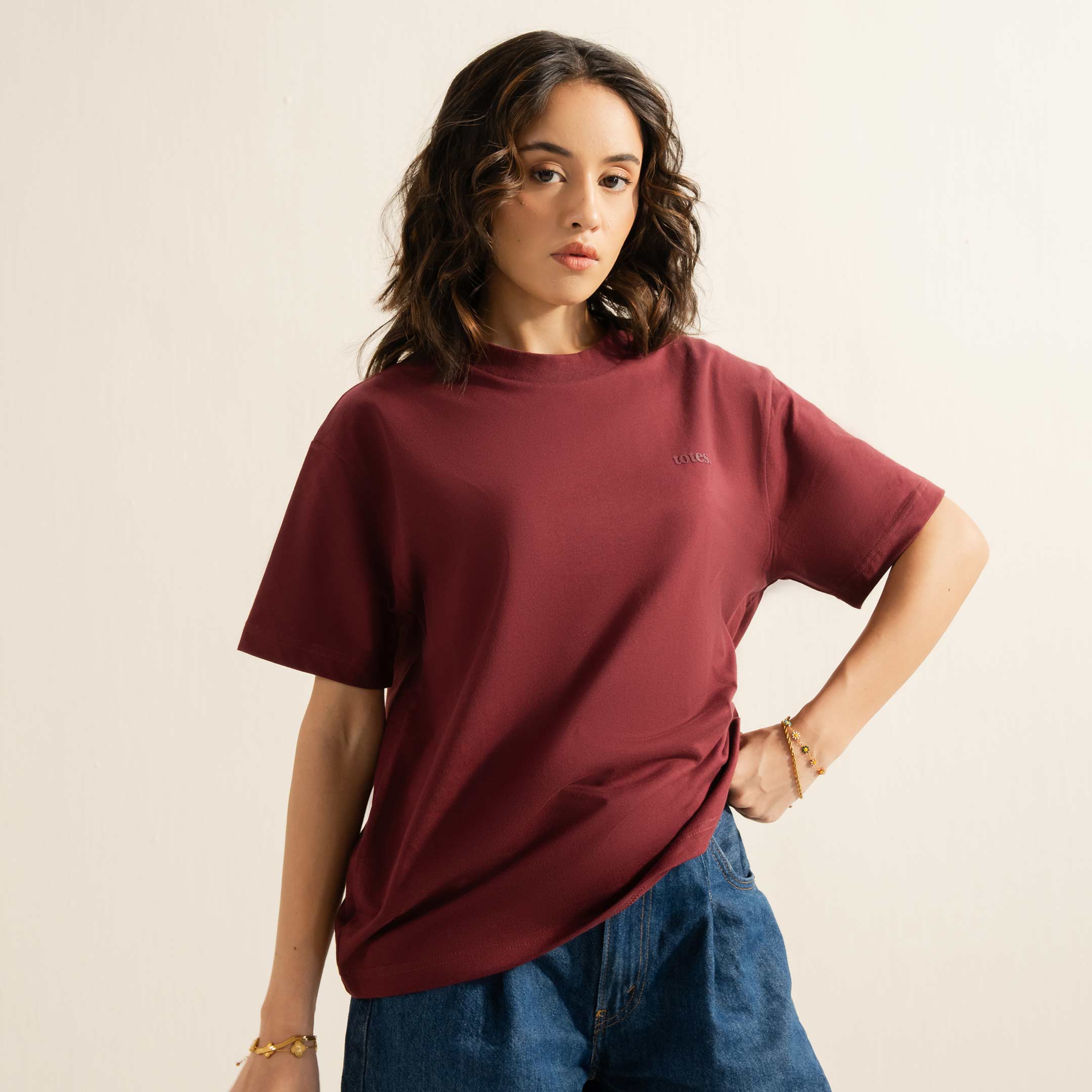 Everyday T-shirt - Burgundy