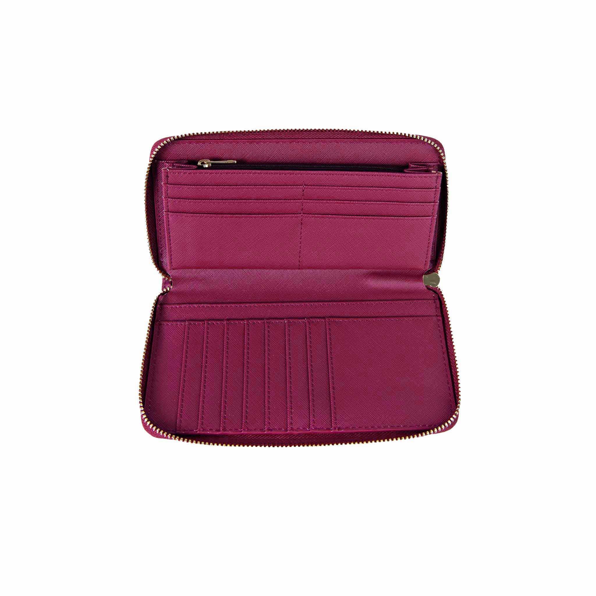 Long Wallet - Cherry Red/Burgundy