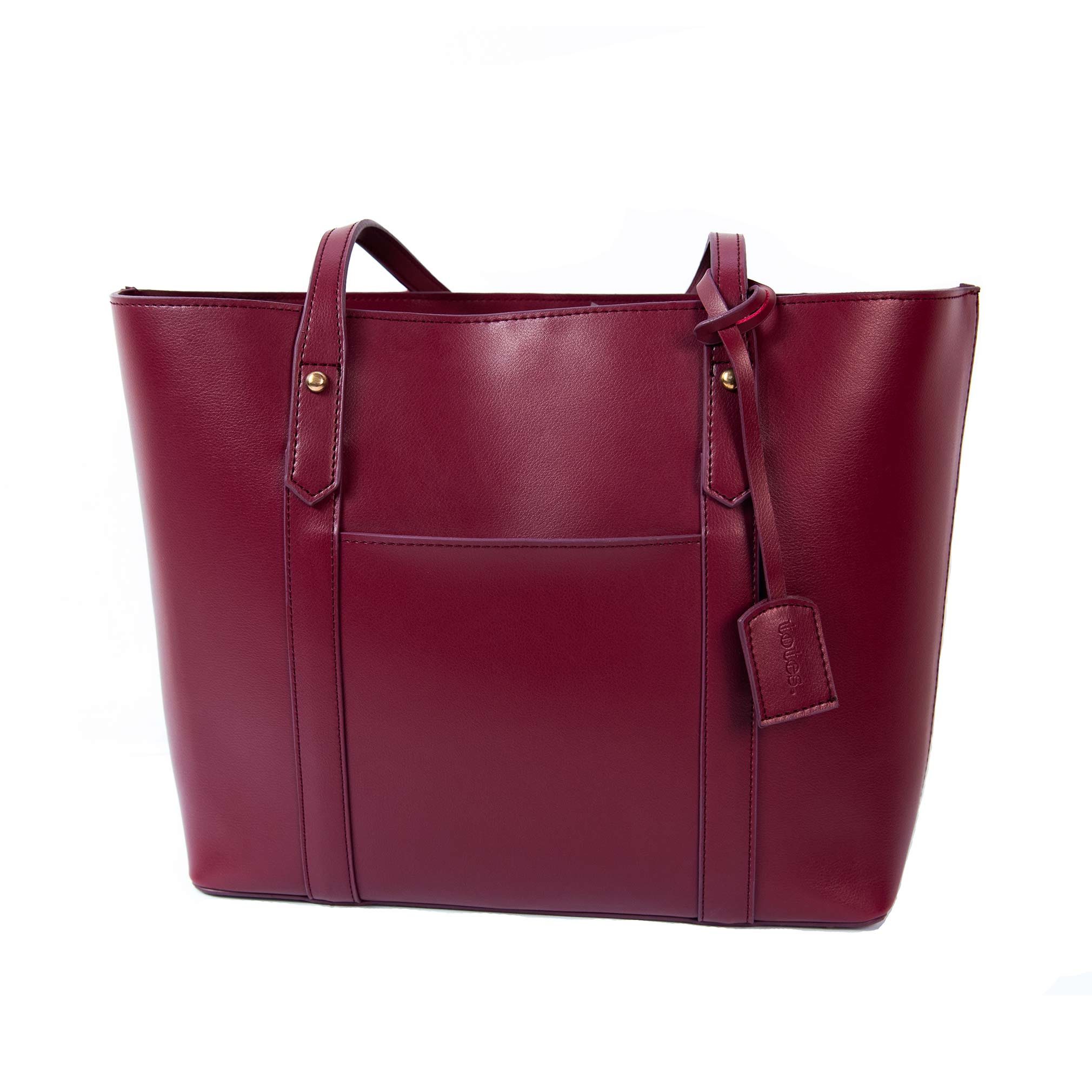 Maroon Boxy Tote