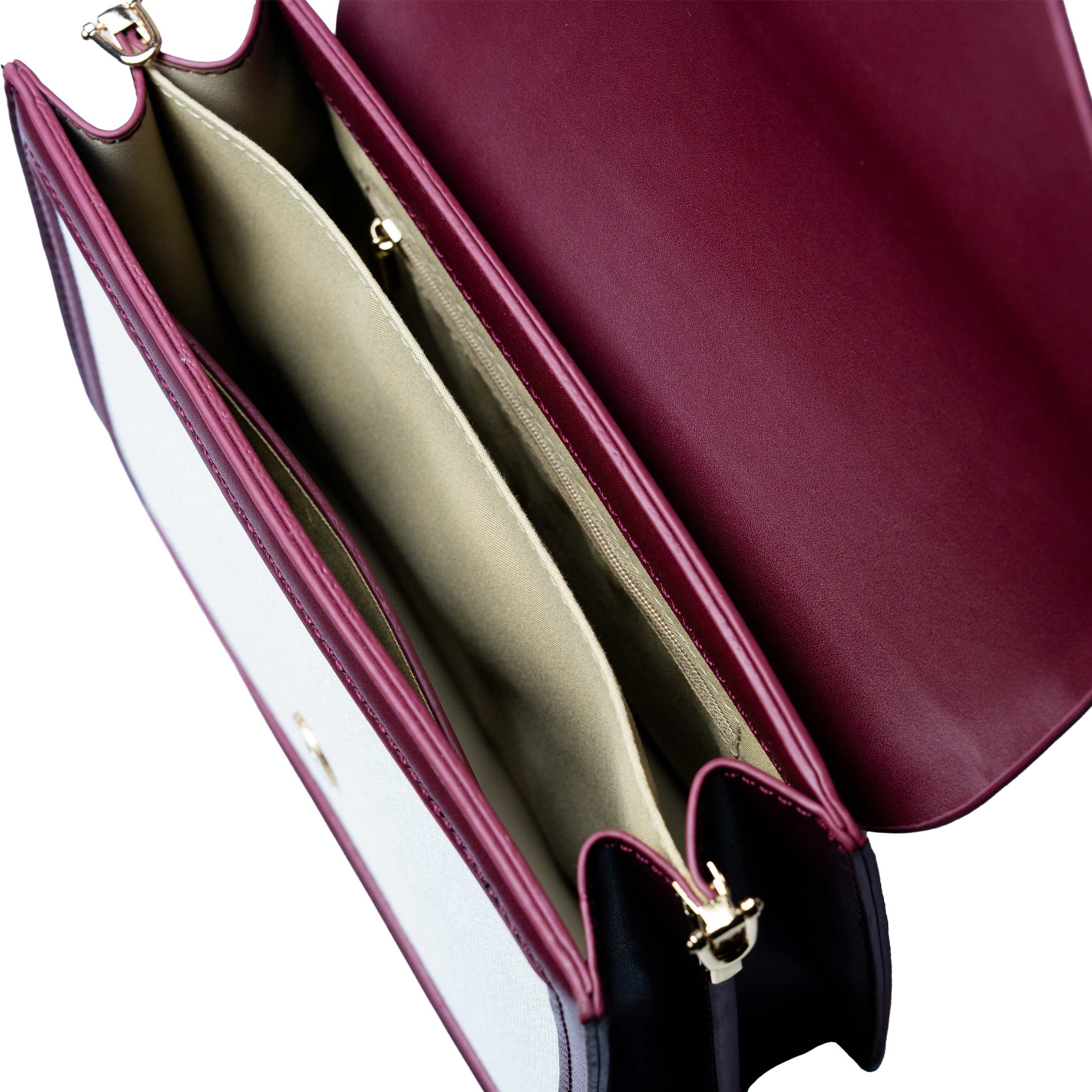 Canvas Crossbody - Mulberry
